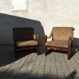 Vintage Lounge Armchair Chair Mid Century 80s Czechoslovakia