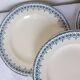 4 assiettes dessert de Longwy modèle Bordeaux