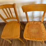 Mismatched set of 4 bistro chairs