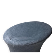 Pair of light blue Mushroom lounge chairs by Pierre Paulin for Artifort, 1960s