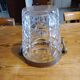 Crystal and Silver Metal Ice Bucket