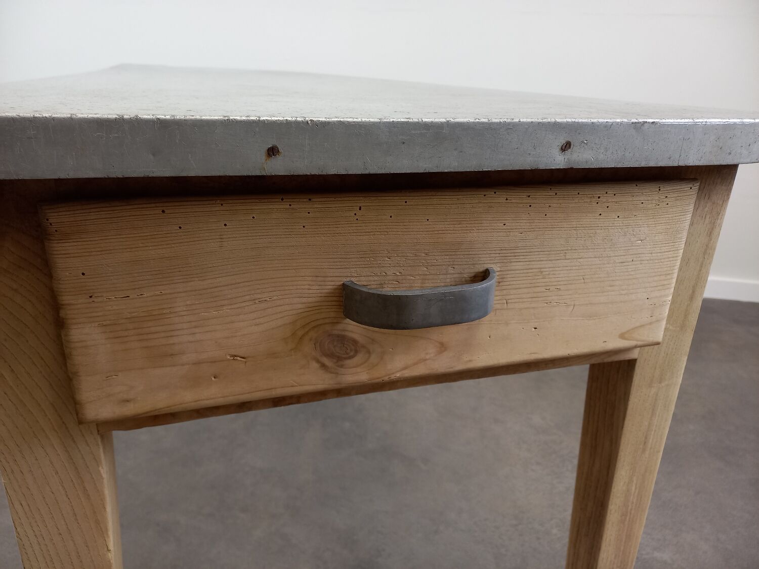 Bistro table zinc tray 185 cm