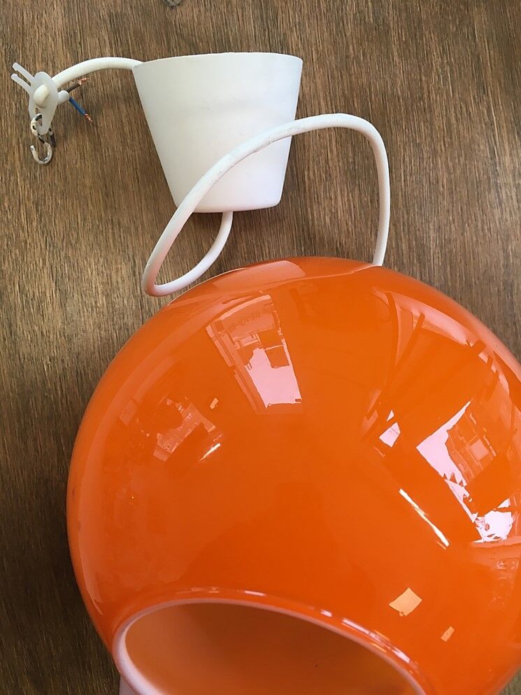 Orange globe suspension