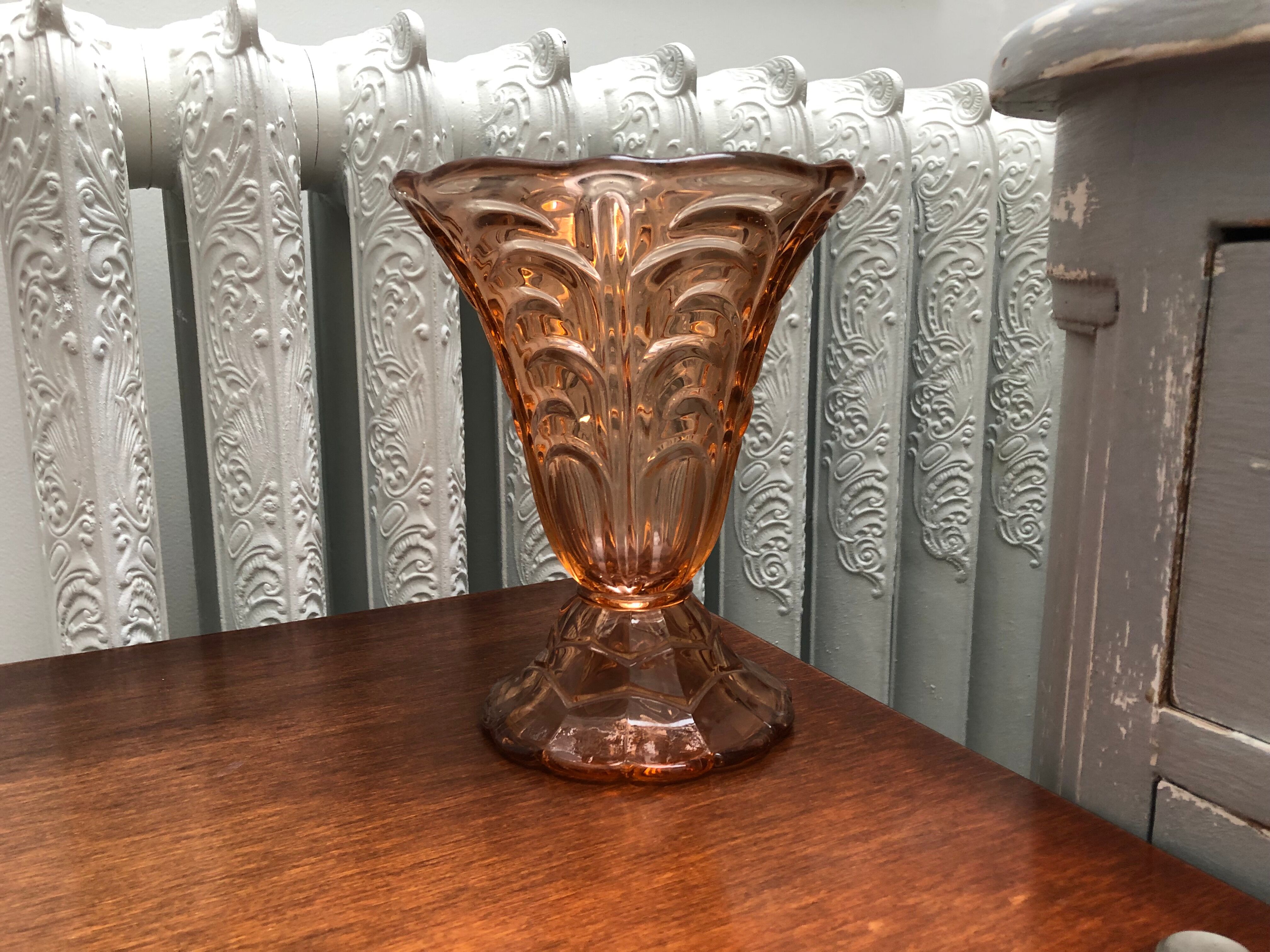 Rosaline-colored vase