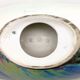 Vintage White and Iridescent Ceramic Bowl or Centerpiece N 6768 by Lusso