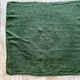 Old tablecloths and its 12 AR monogram damask napkins - 125x186 cm - cotton