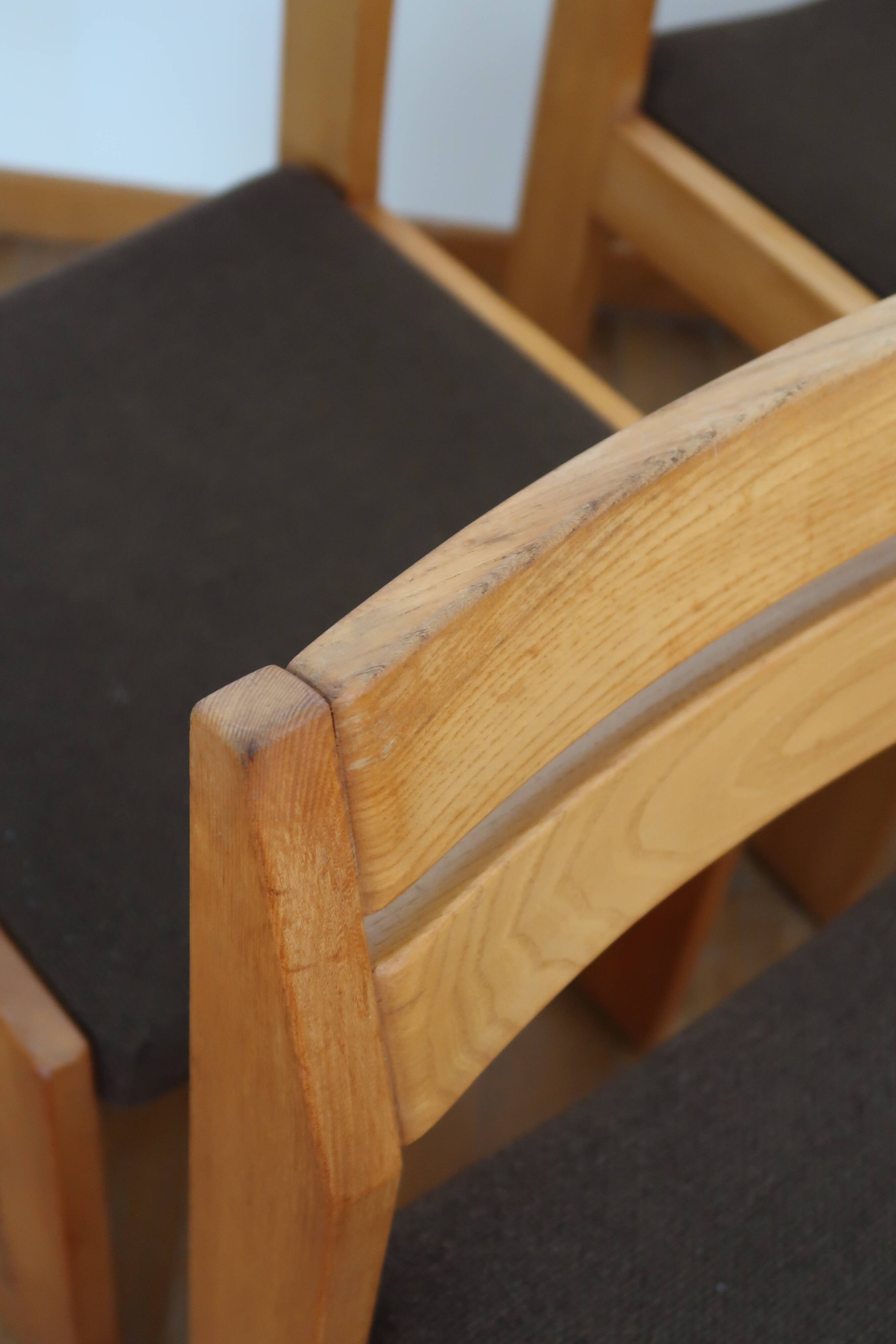 4 chairs sleigh Maison Regain