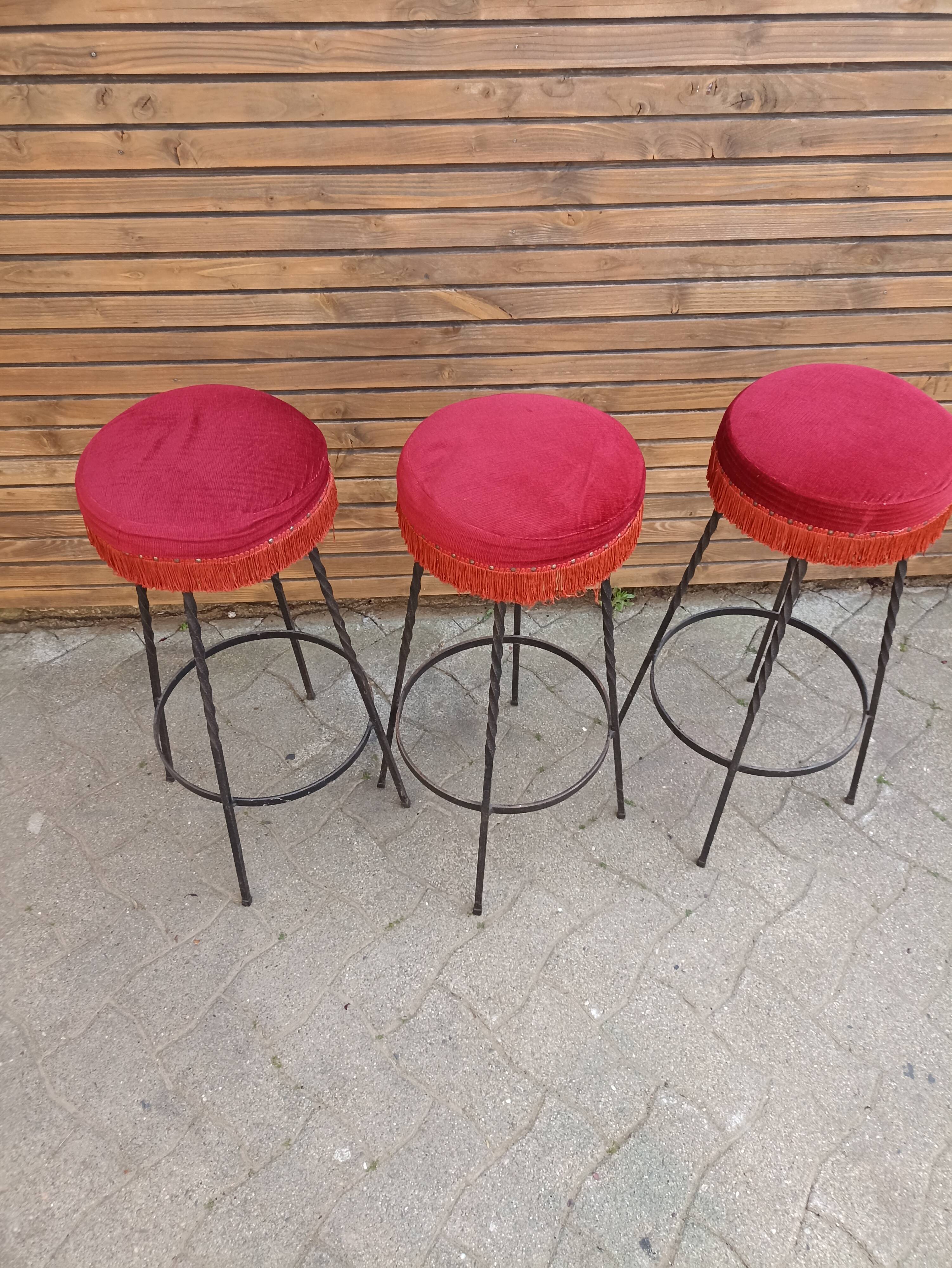 Brutalist bar stools