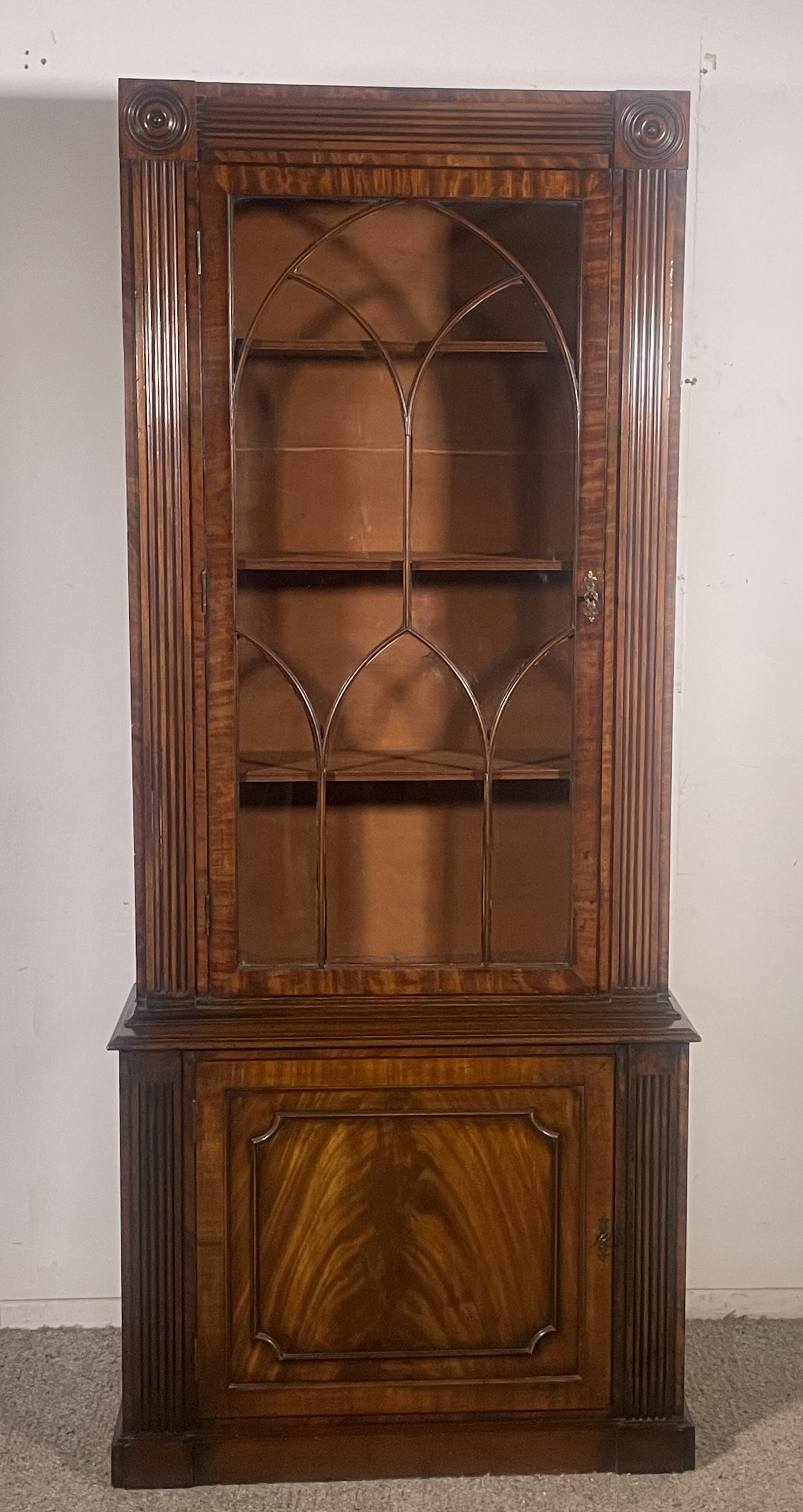 early 19th century mahogany bookcase