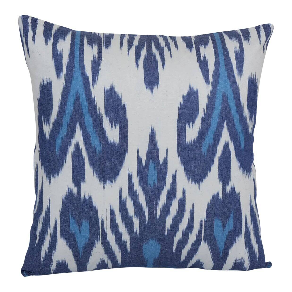Housse de coussin ikat vintage 36x36 cm