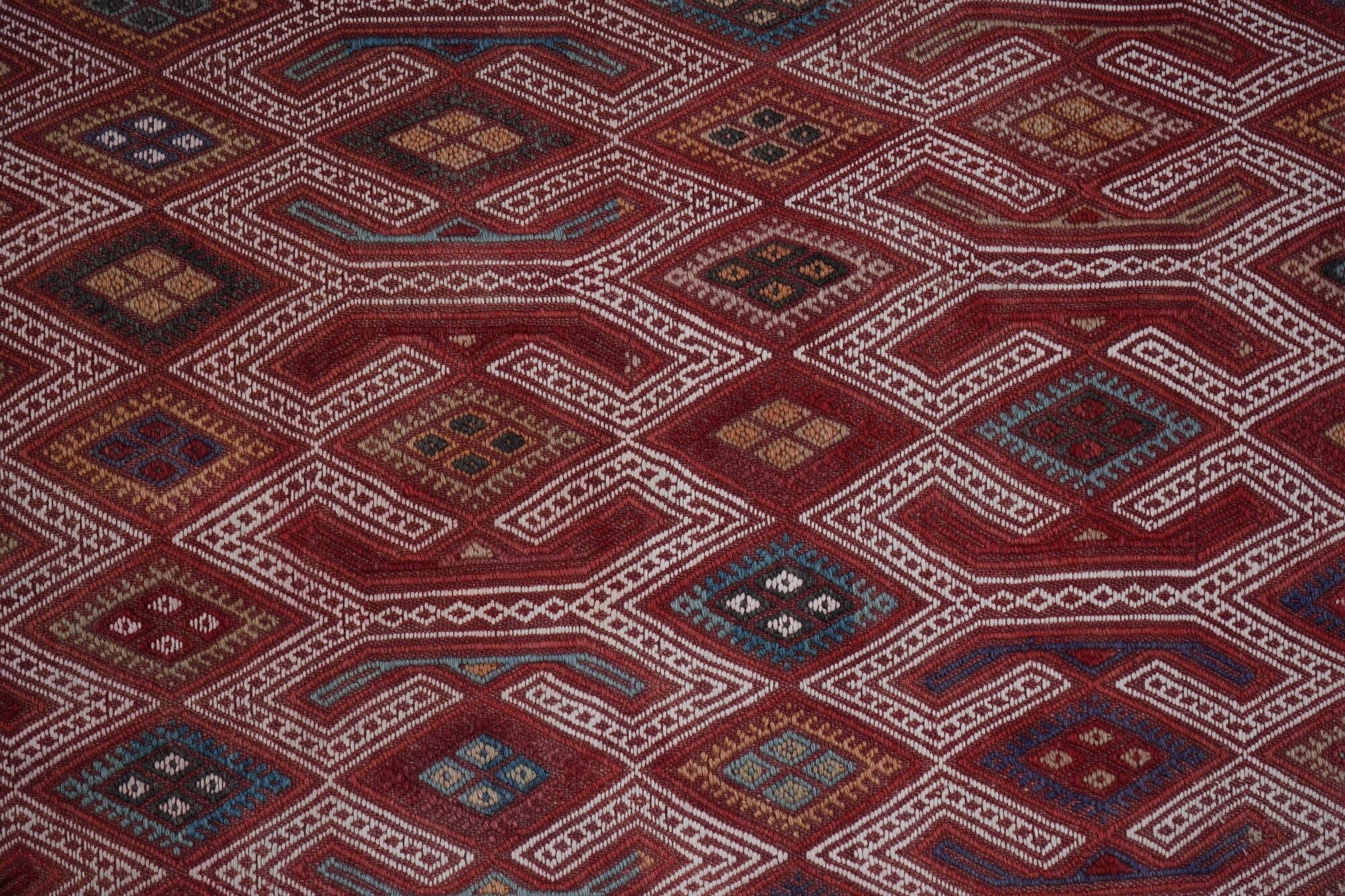 Vintage Turkish kilim handwoven 180x250 cm