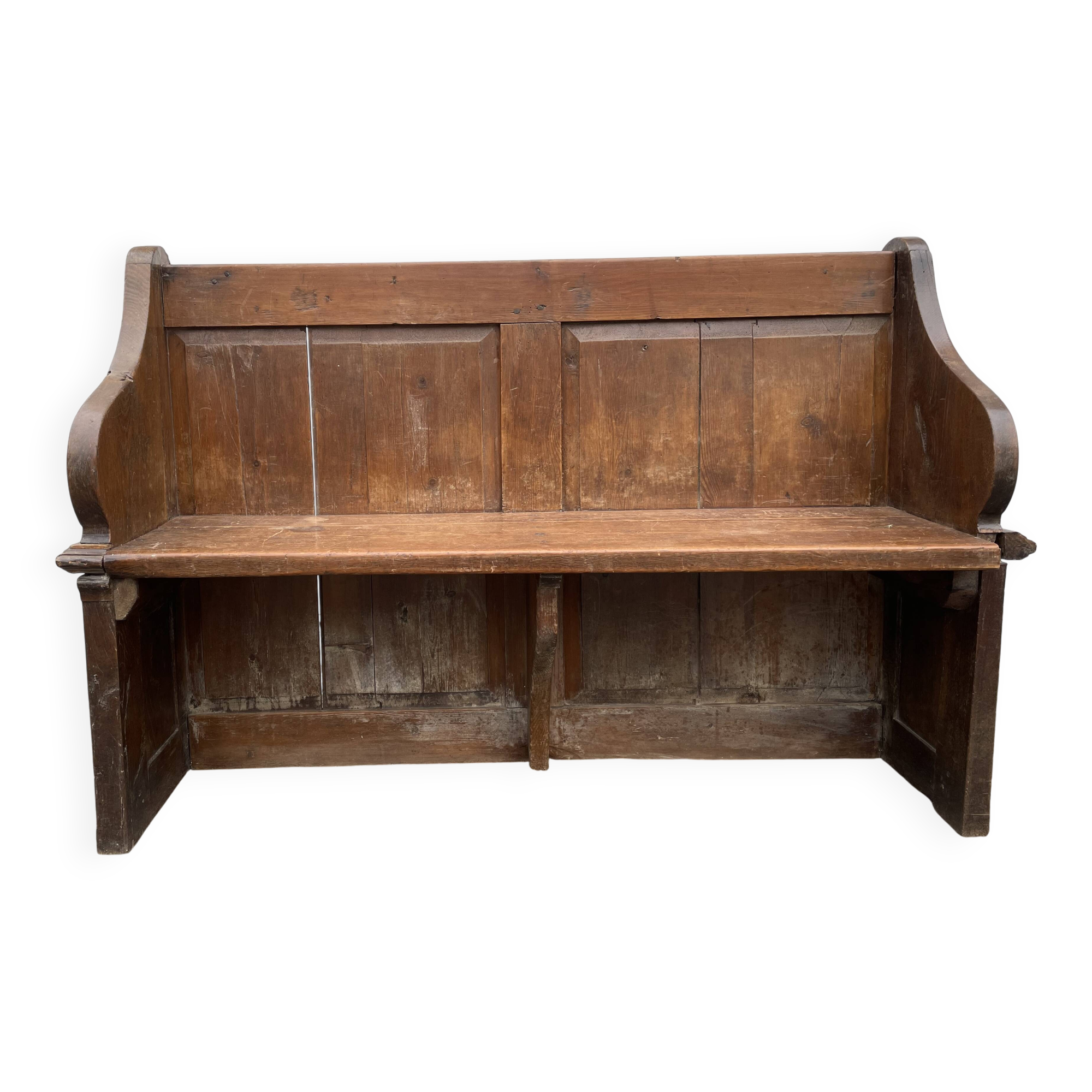 Vintage church pew