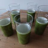 5 verres vintage par Henry & Miller Industries N.Y.C.