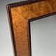Vintage mirror with ribbed frame