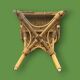 Small children's armchair in rattan and bamboo – hand-woven – vintage