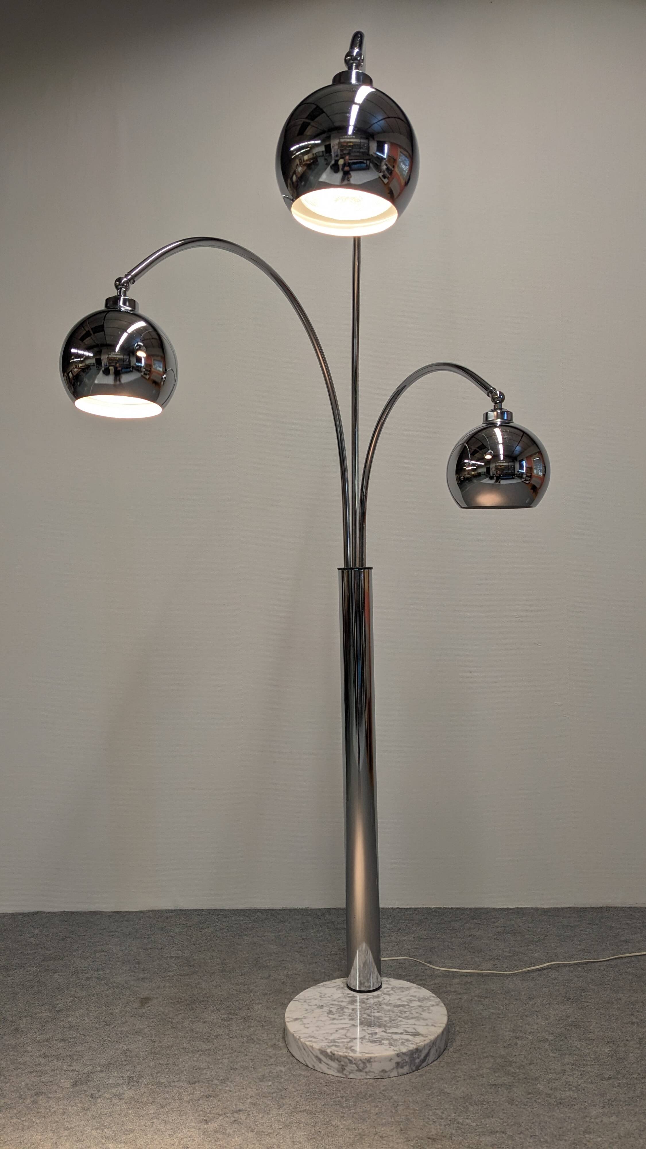 Lampadaire "Muguet" Space Age de Goffredo Reggiani, années 60-70