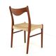 Set of 4 Arne Wahl Iversen for Glyngore papercord chairs 'Naerem'