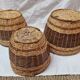 3 rattan pot covers