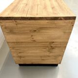 Double-sided display counter with 20 drawers