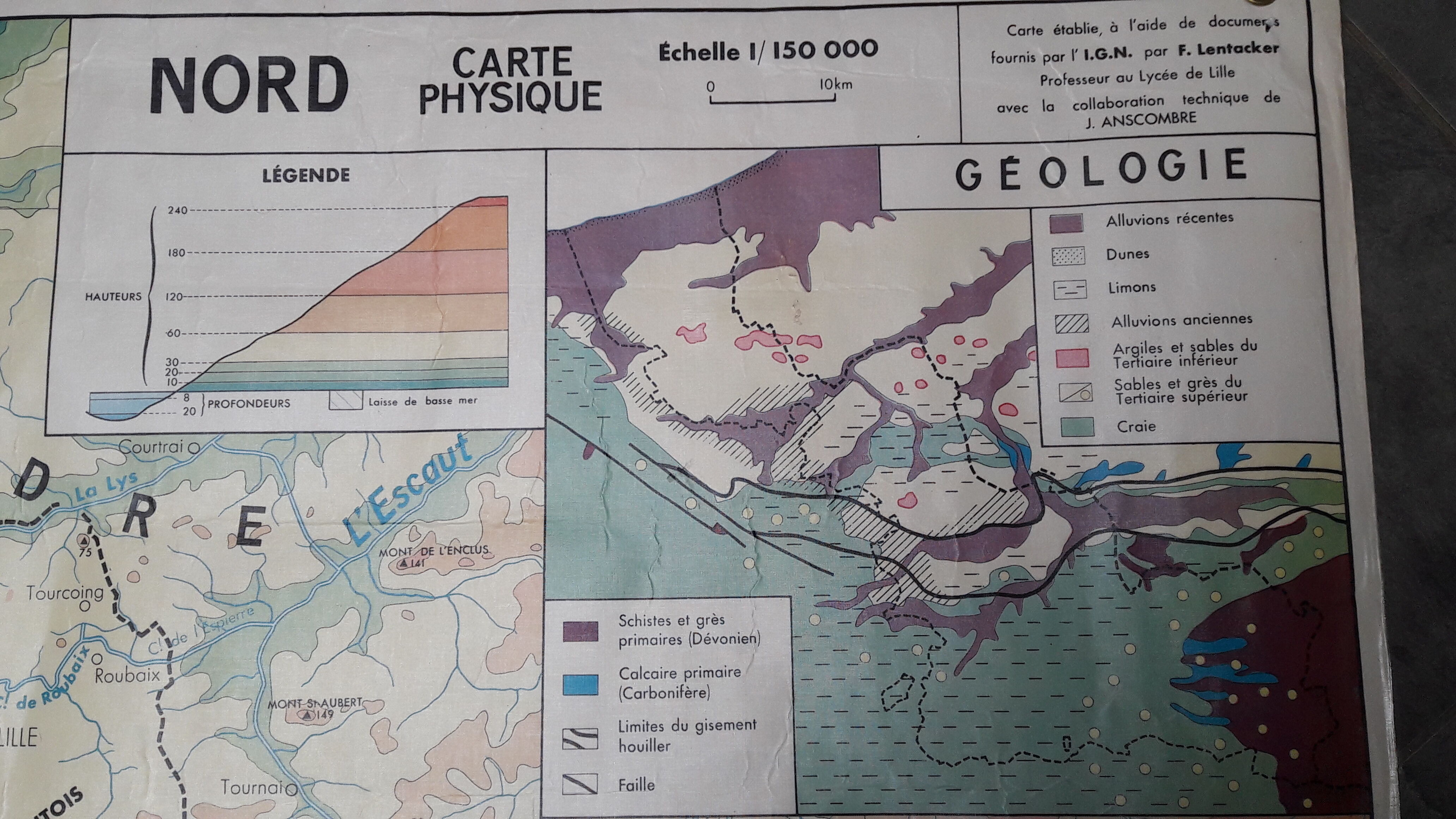 1962 North Single-sided Map