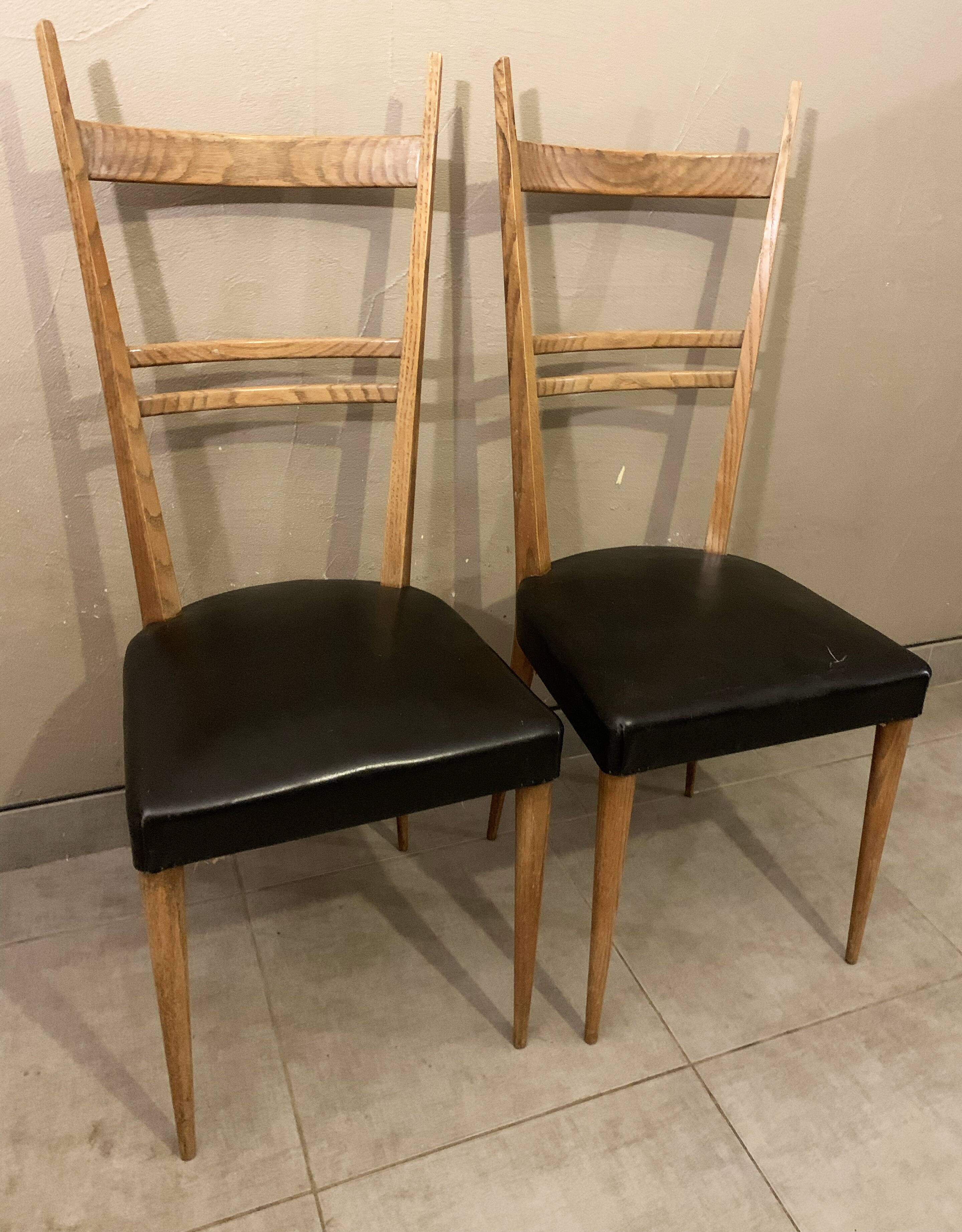 Pair of Italian chairs from the 1950s