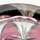 Val Saint Lambert vase in cut ruby double crystal – circa 1920-1950