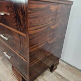 Commode Art Déco des années 40 à six tiroirs