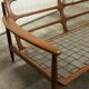 Scandinavian sofa 3 places in teak 1960 restored