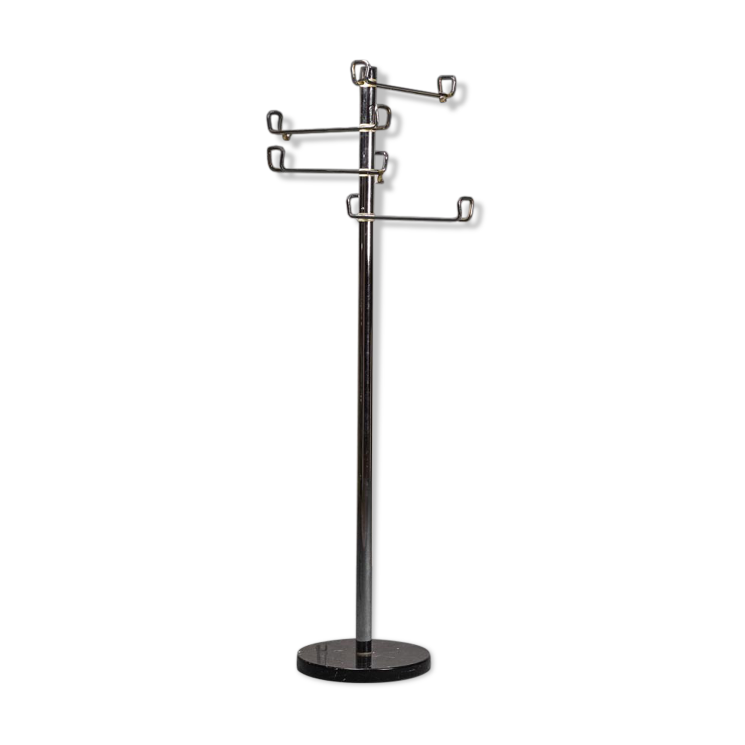 Metal coat rack 4 arms 70s vintage modern