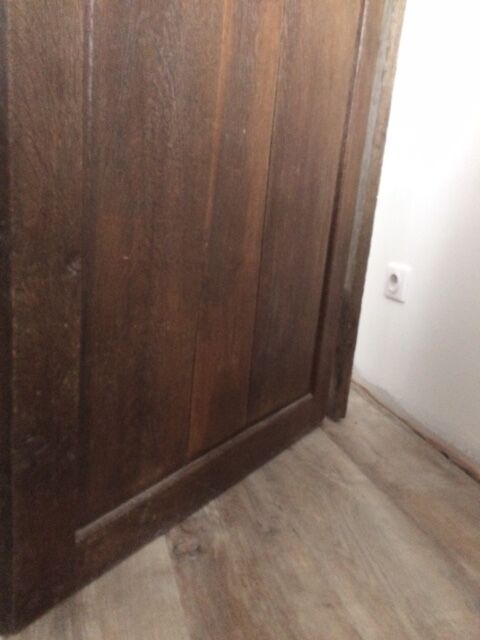 Antique door in solid oak