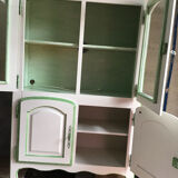 Solid oak cerusee showcase