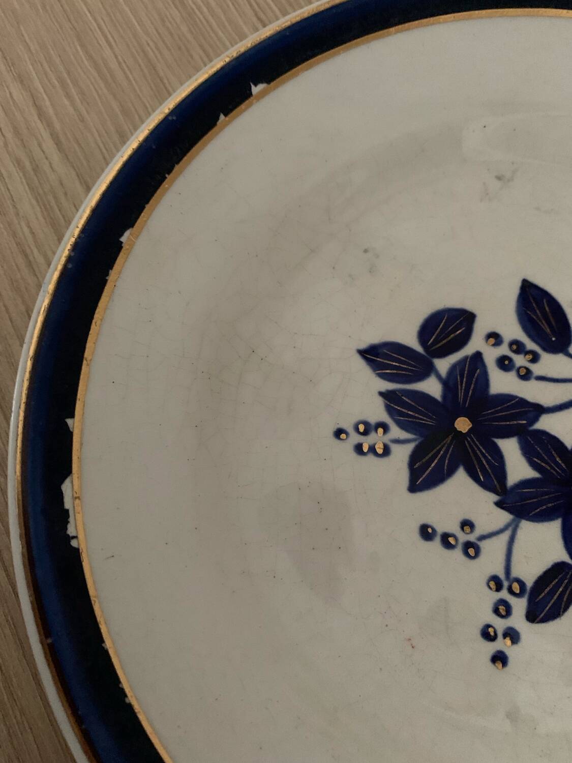 Set of Colette dessert plates from Moulin des Loups
