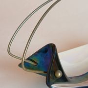 Coupe en céramique  Verceram années 60