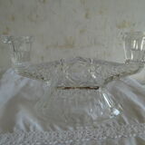 Glass candlestick