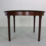 Scandinavian Modern Extendable Oval/Round Dinning Table, 1960, Denmark