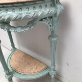 Console demi lune style Louis XVI