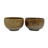 2 stoneware bowls by Charles GAUDRY