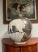 Rare vase ours Longwy