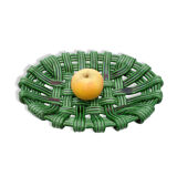 Ceramiquecorbeille green braided slushy fruit bowl