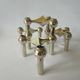 Set of Four Sculptural, Stackable Candle Holders Stoffi & Nagel for BMF Nagel
