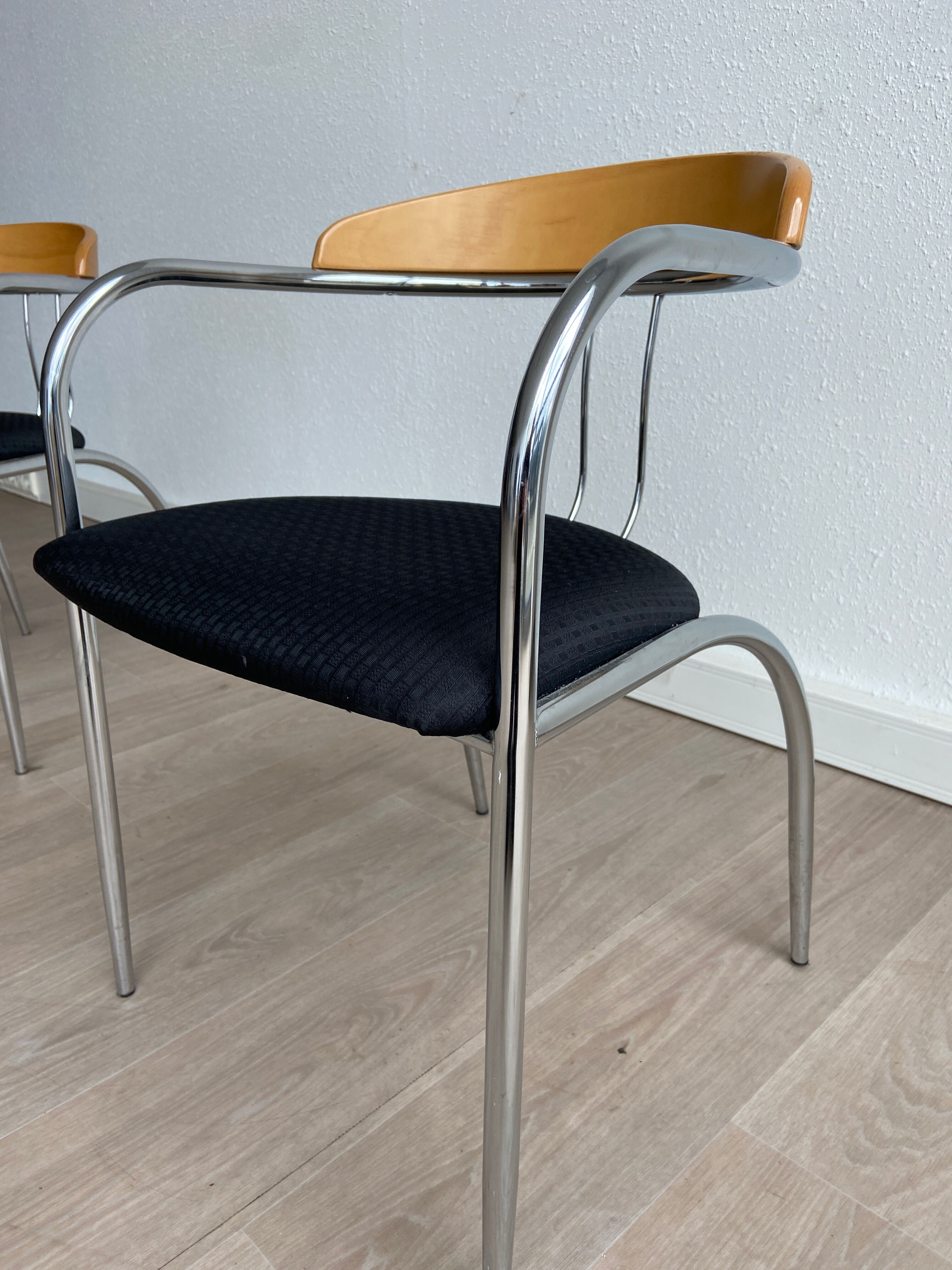 Pair of gondola design chairs