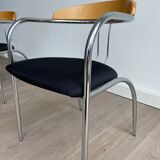 Pair of gondola design chairs