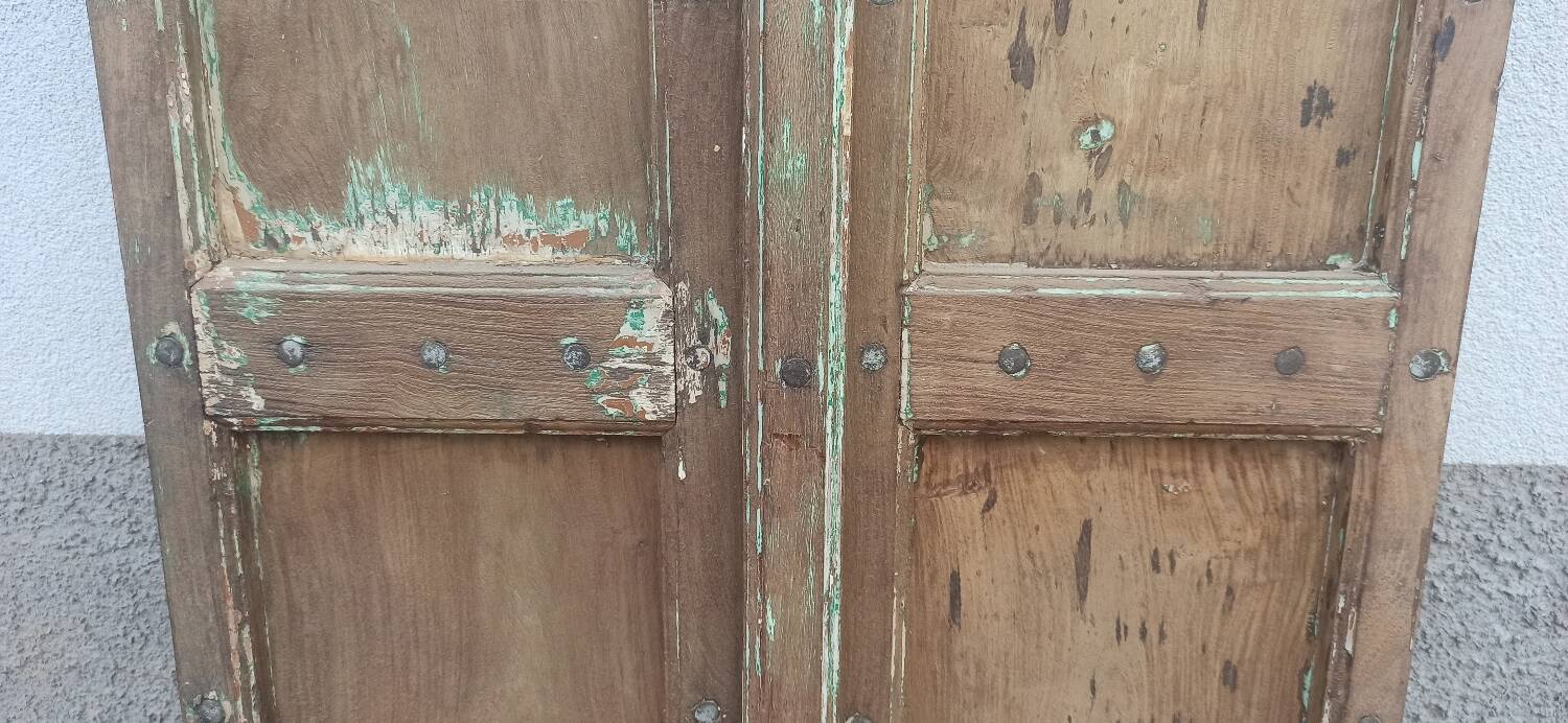 Old wooden door