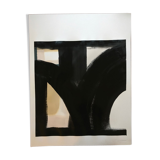 Noir 6 - original work on paper [50x65]