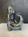 Vintage iridescent porcelain fish dish