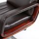 Paire de fauteuils visiteurs en cuir par Eugen Schmidt
