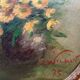 Pair of flower paintings Émile Wilkin
