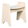 Vintage pine stool, Swedish design by Gilbert Marklund, 1960s.