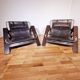 Deux fauteuils Grass Hoper de Sonja Wasseur, vers 1970