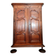 Burgundian wardrobe Louis XIII era in solid walnut around 1680